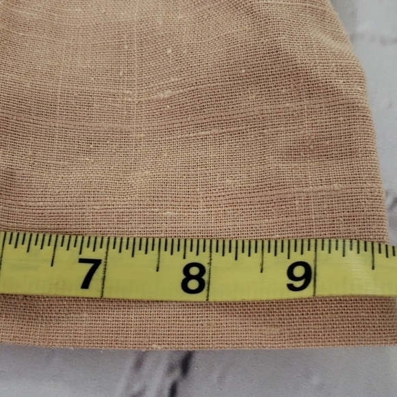 Vtg Linen Lined Trousers Tan 30x31 14 EUC - Picture 12 of 13